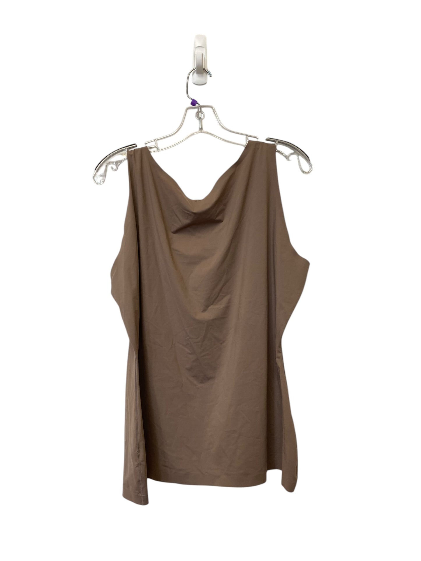 Top Sleeveless By Spanx In Brown, Size: 3x