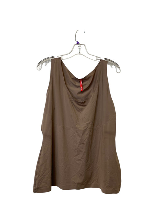 Top Sleeveless By Spanx In Brown, Size: 3x