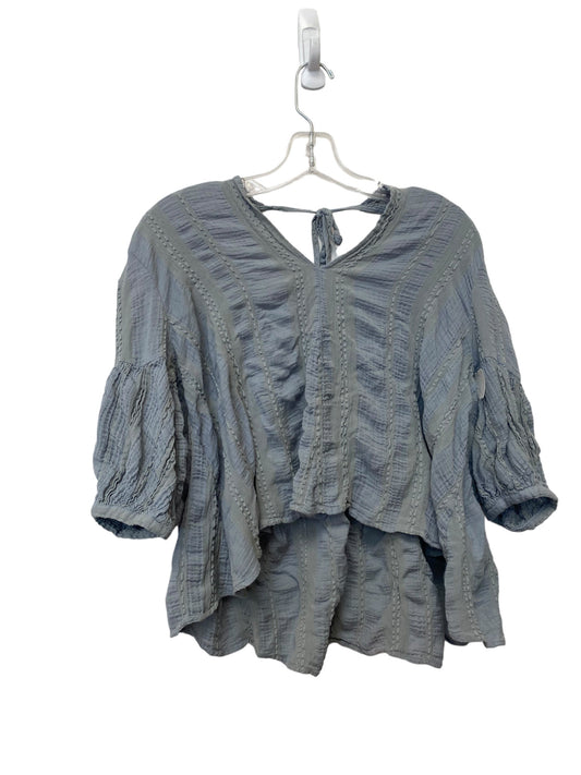 Teal Top 3/4 Sleeve Lucky Brand, Size M