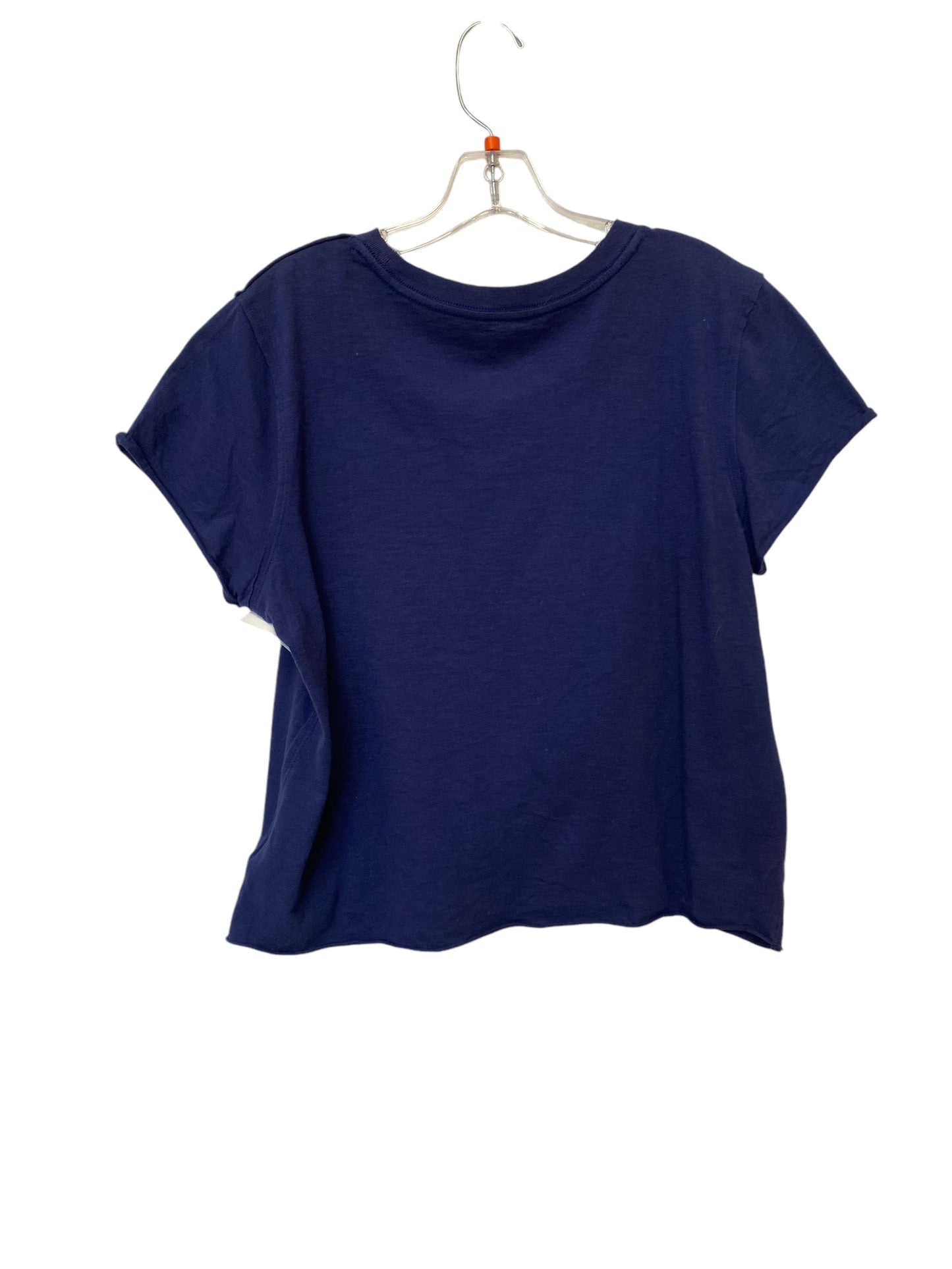 Top Short Sleeve Basic By Maeve In Blue, Size: M