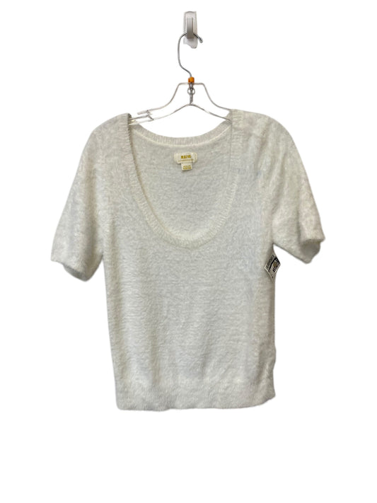 Top Short Sleeve By Maeve In White, Size: M