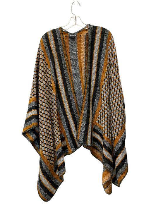 Shawl By Steve Madden In Black & Orange, Size: Osfm