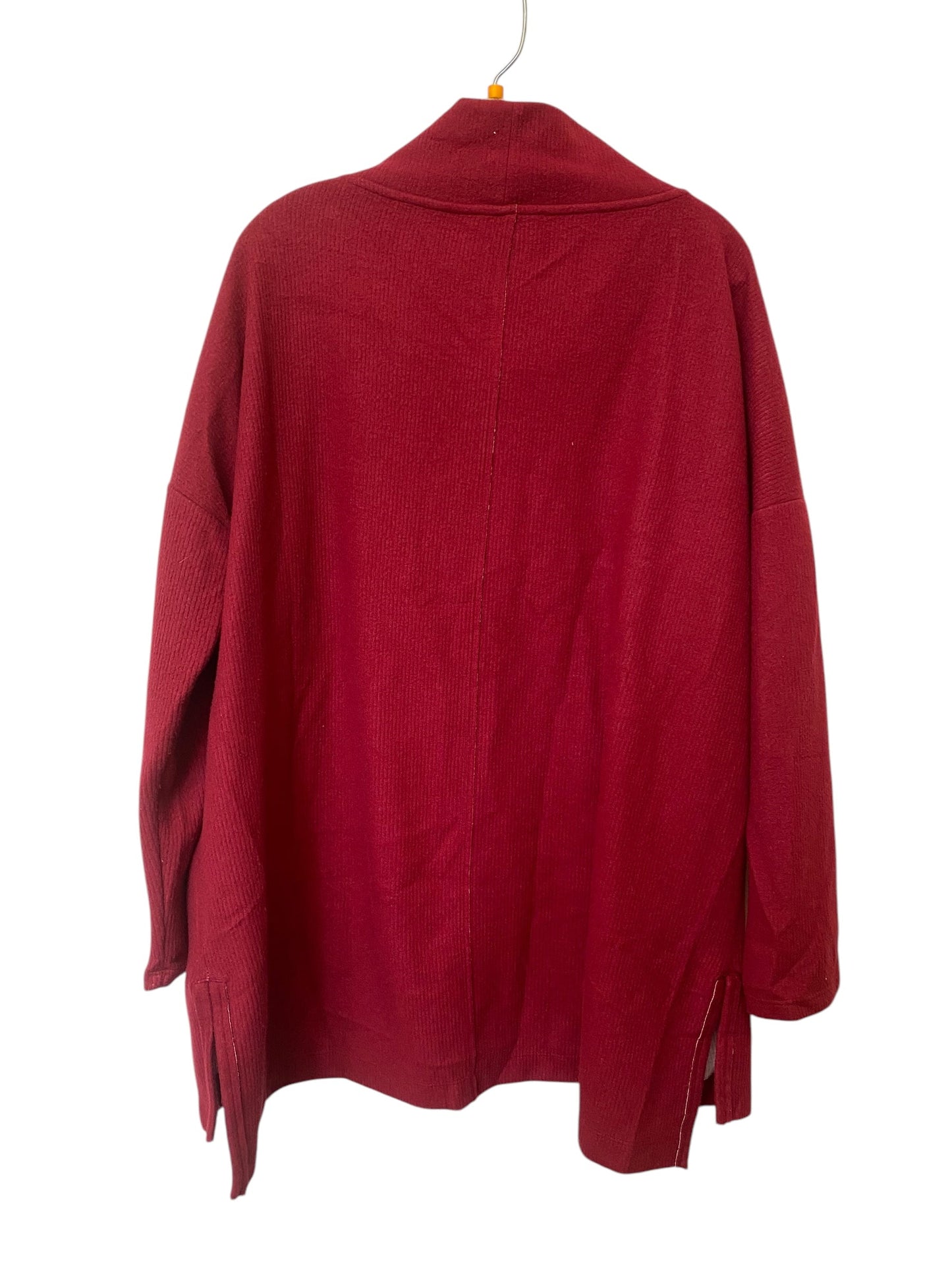 Sweater By Anthropologie In Red, Size: L