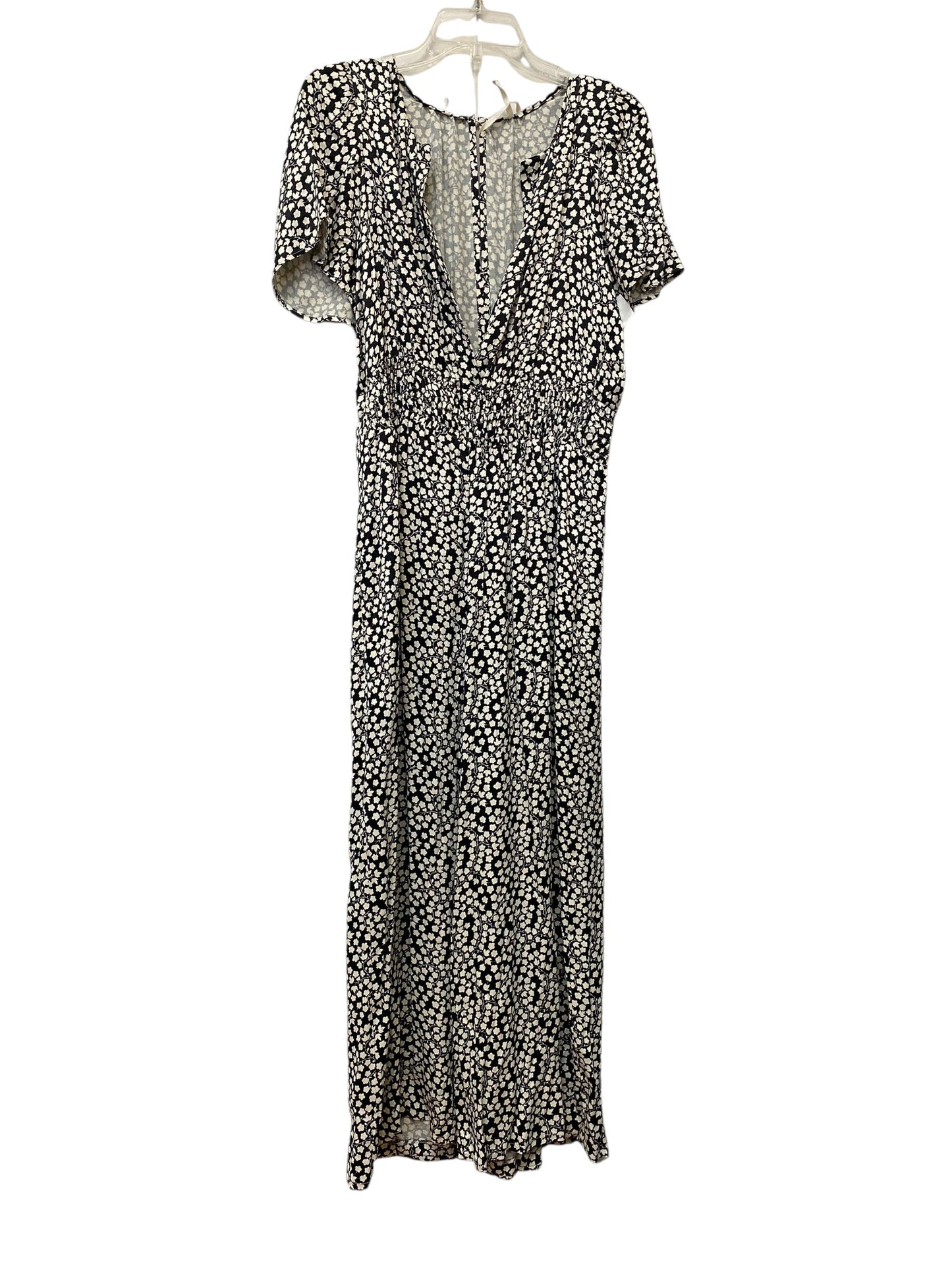 Jumpsuit By Anthropologie In Black & Cream, Size: M