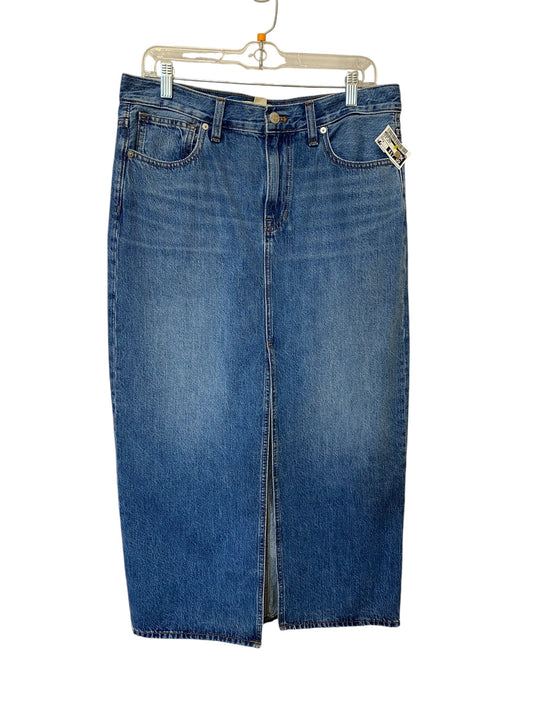 Skirt Maxi By Madewell In Blue Denim, Size: 6