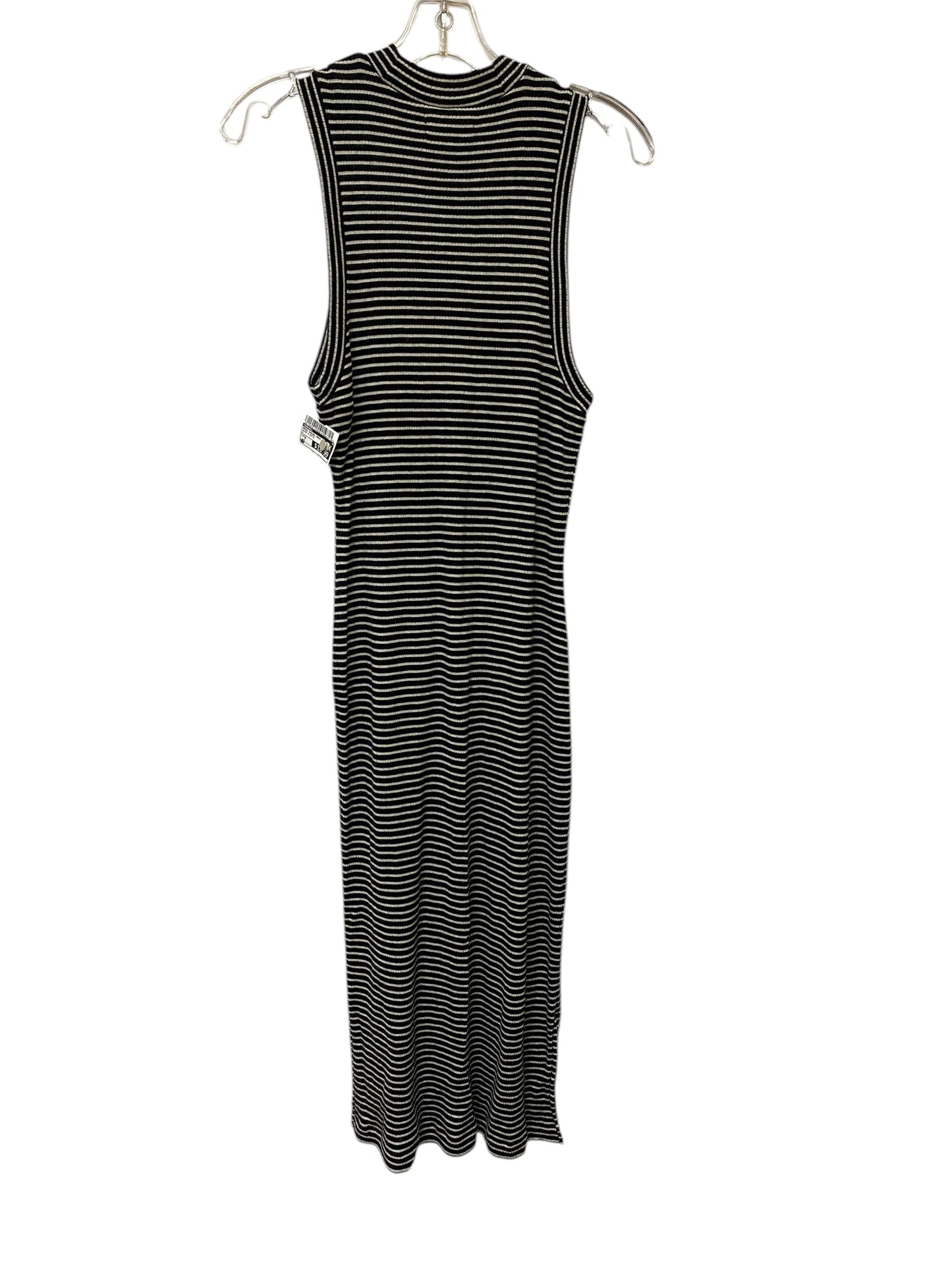 Dress Casual Maxi By Madewell In Black & White, Size: M