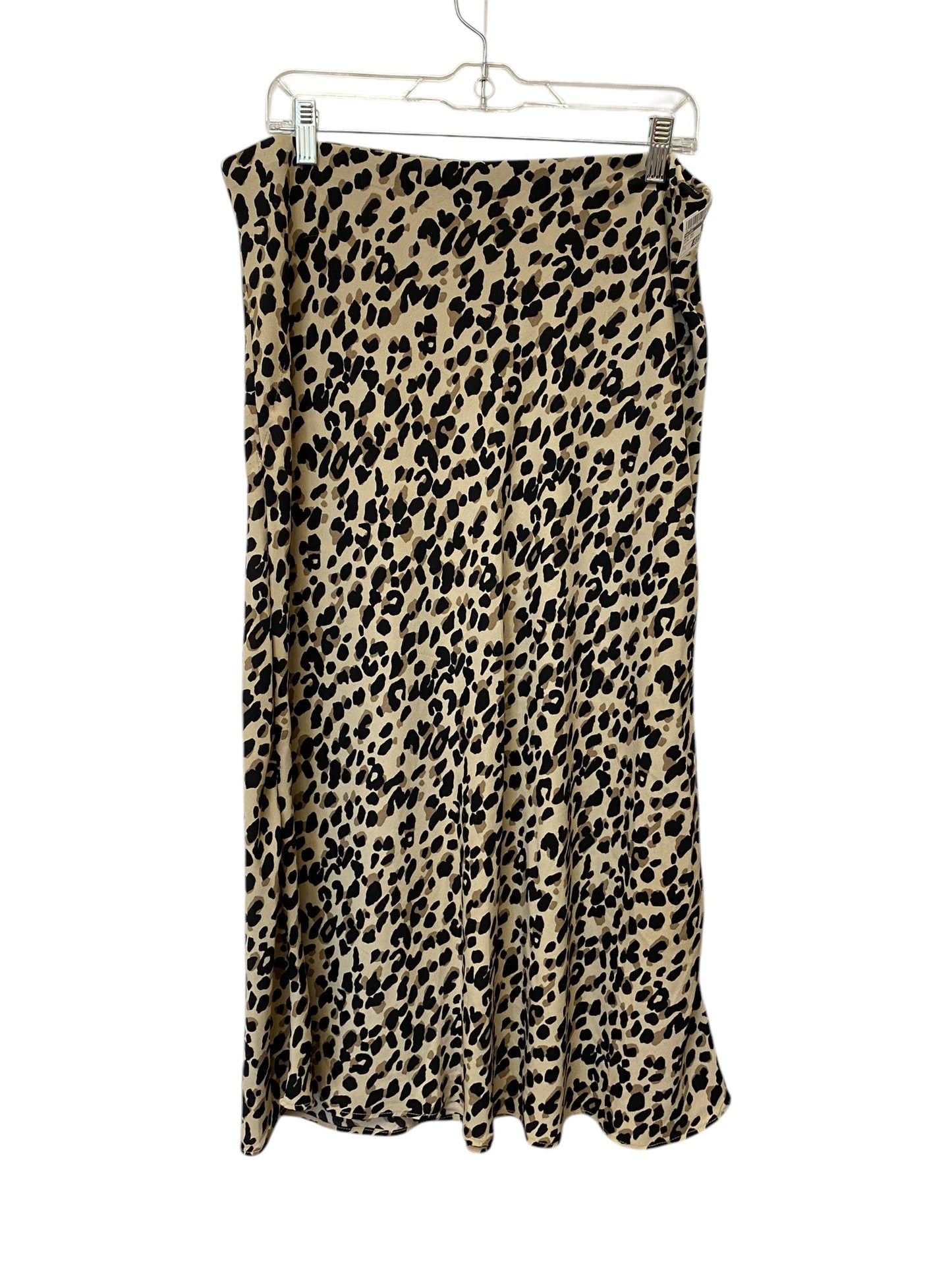 Skirt Maxi By Halogen In Animal Print, Size: L