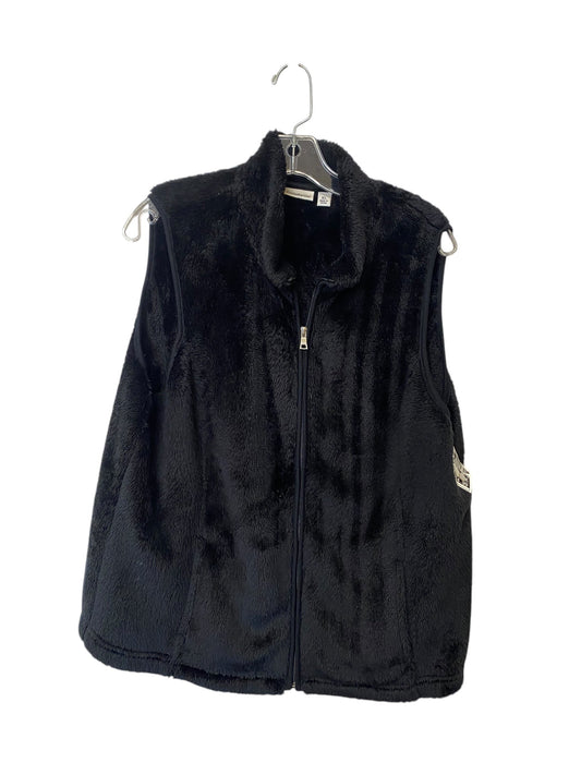 Vest Fleece By Croft And Barrow In Black, Size: Xl