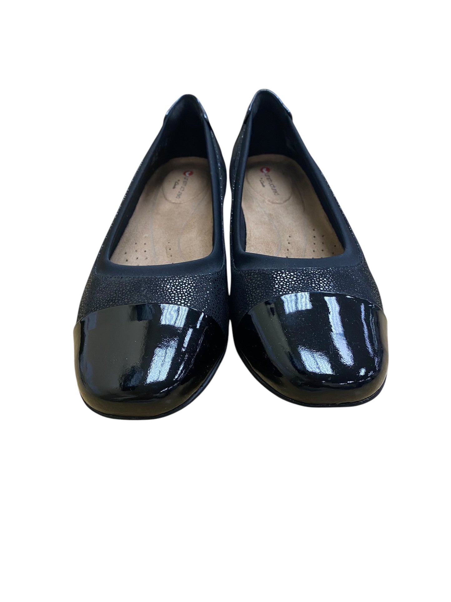 Shoes Flats By Clarks In Black, Size: 8.5