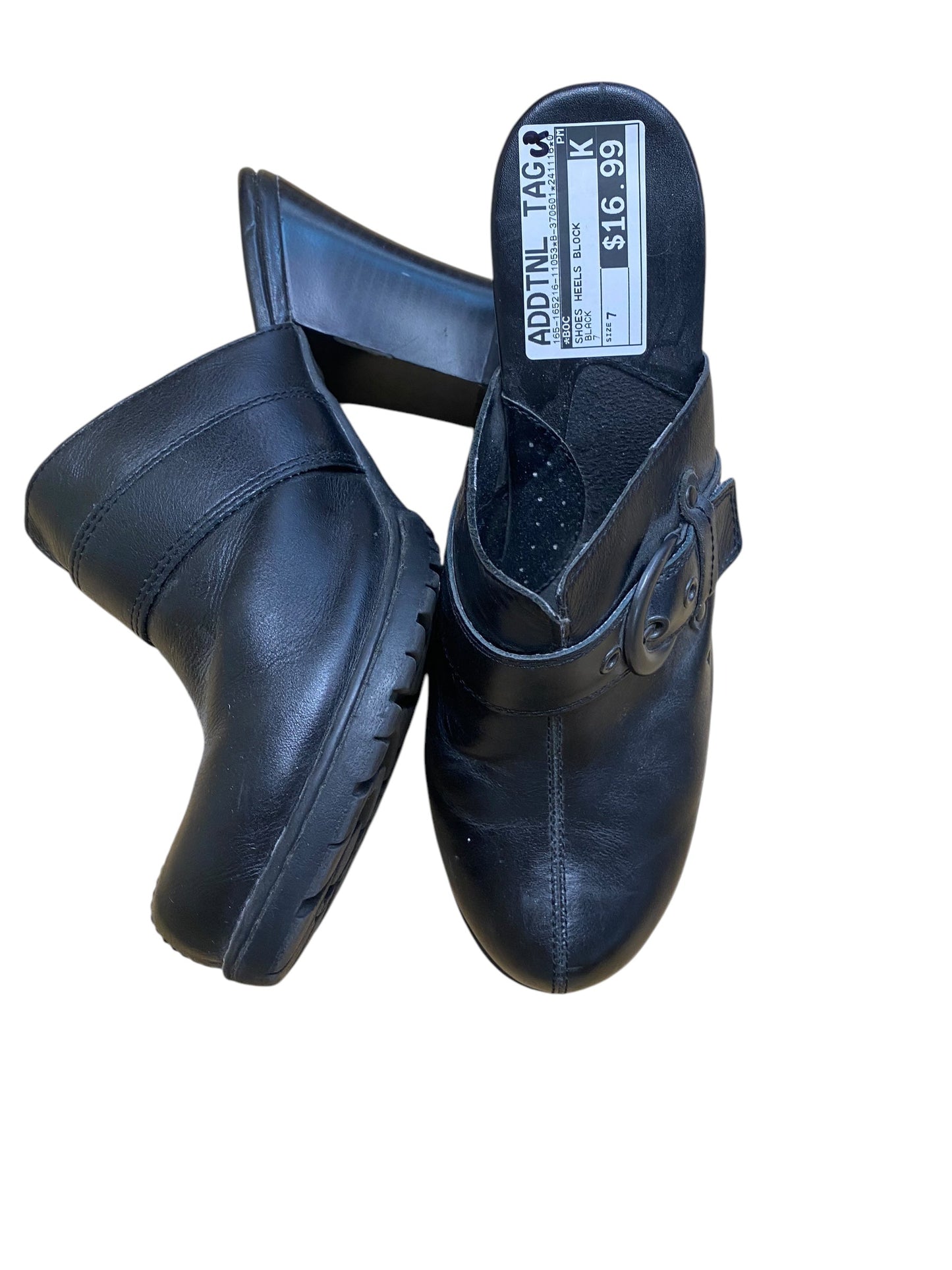 Shoes Heels Block By Boc In Black, Size: 7