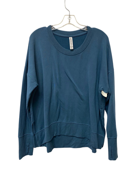 Athletic Sweatshirt Crewneck By Athleta In Blue, Size: 1x