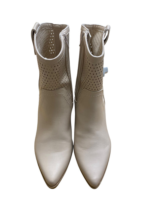 Boots Ankle Heels By Dolce Vita In Cream, Size: 8