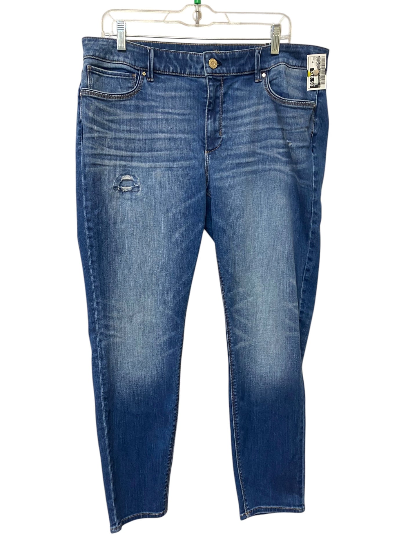 Jeans Skinny By White House Black Market In Blue Denim, Size: 14