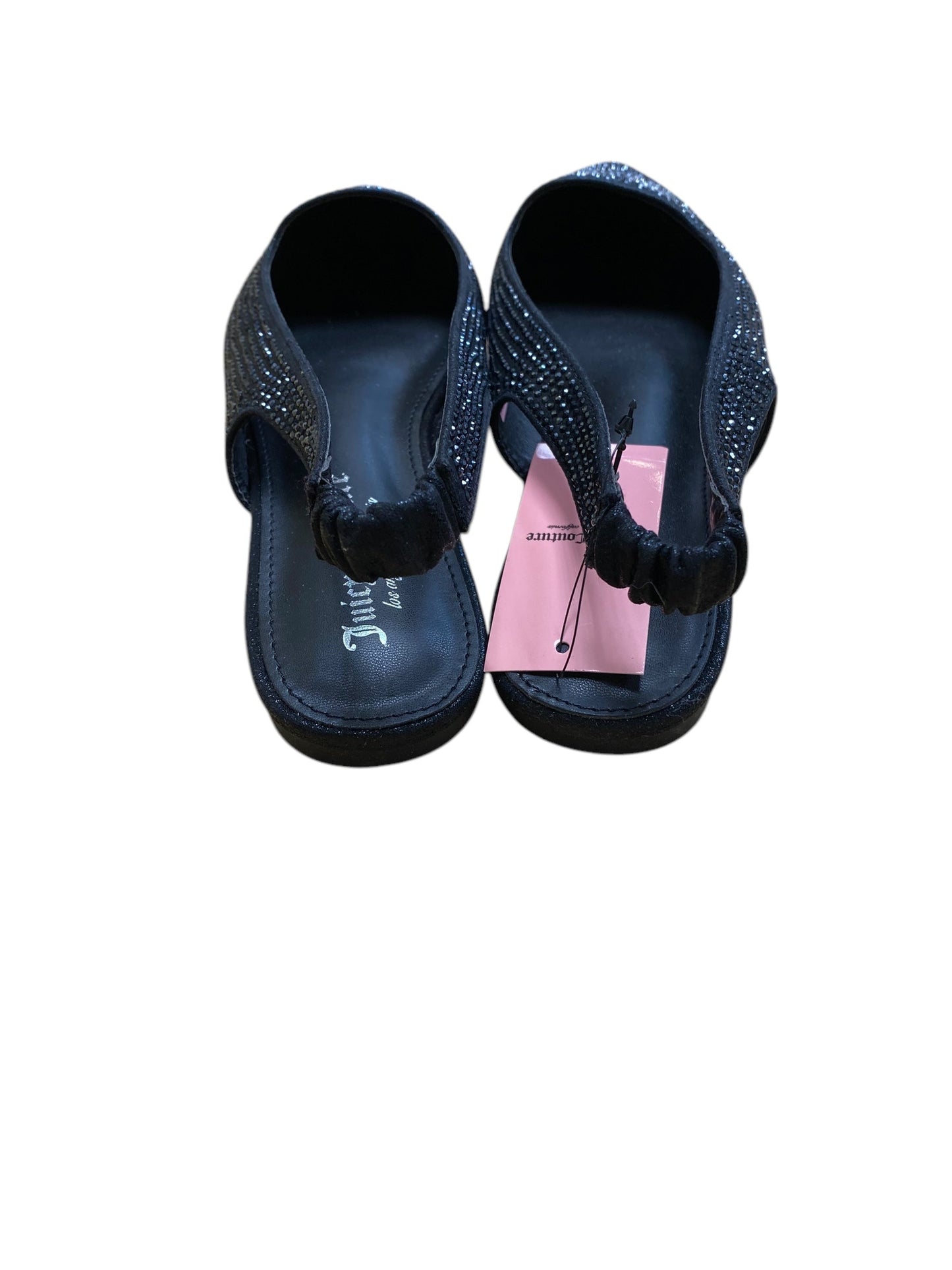 Shoes Flats By Juicy Couture In Black, Size: 7.5