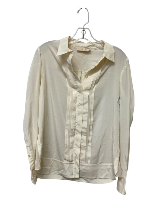 Top Long Sleeve By Tory Burch In Cream, Size: 4