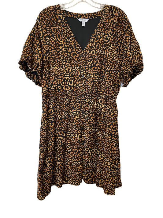 Dress Casual Short By Nine West In Animal Print, Size: Xxl