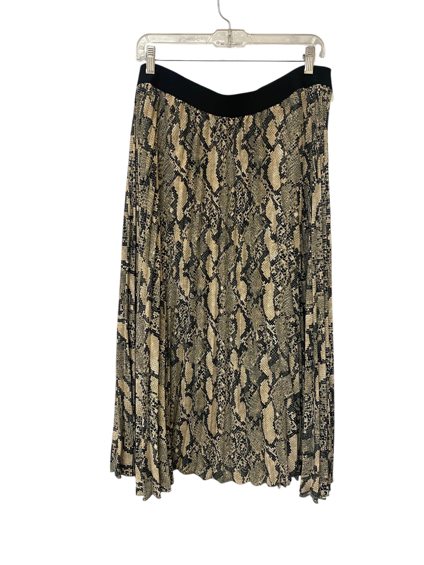 Skirt Maxi By H&m In Snakeskin Print, Size: Xl