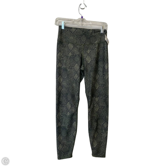 Athletic Leggings By Good American In Snakeskin Print, Size: 2