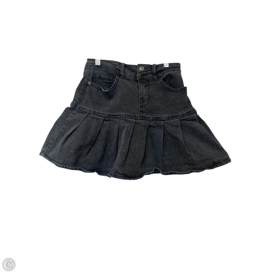 Skirt Mini & Short By Wild Fable In Black Denim, Size: 0