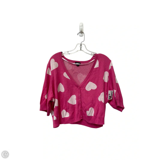 Cardigan By Torrid In Pink, Size: 1x