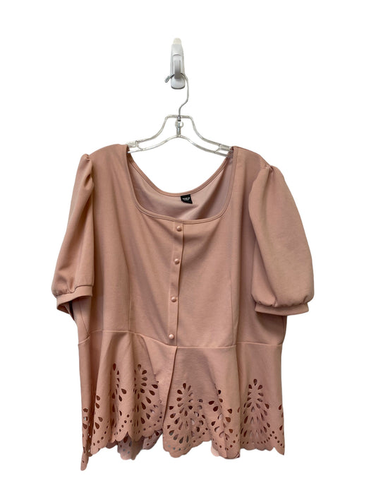 Top Short Sleeve By Shein  Size: 4x