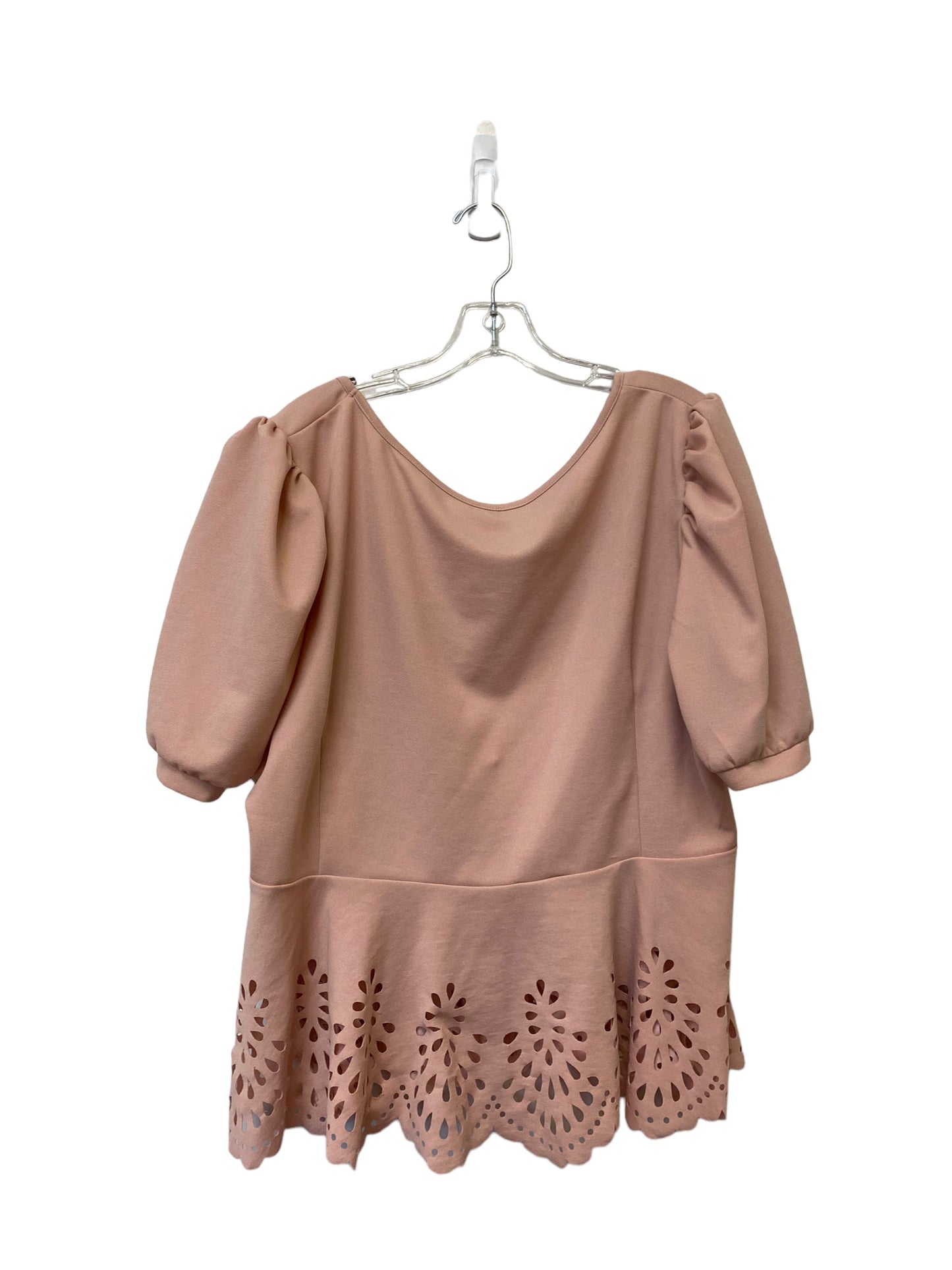 Top Short Sleeve By Shein  Size: 4x