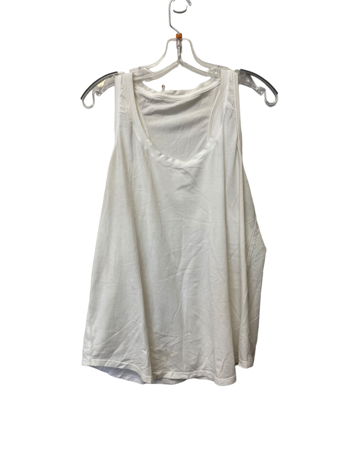 White Athletic Tank Top Lululemon, Size L