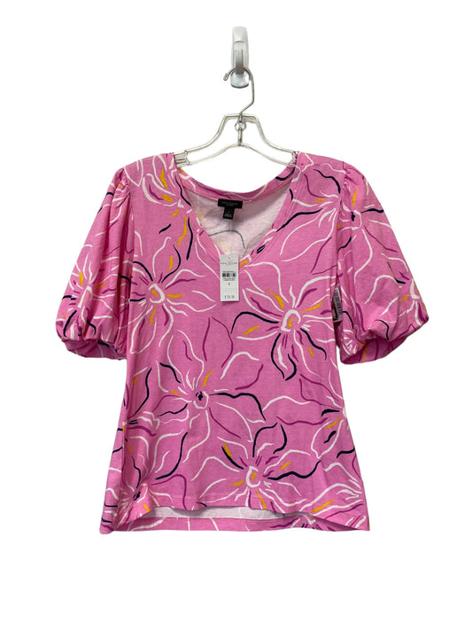 Pink Top Short Sleeve Ann Taylor, Size S