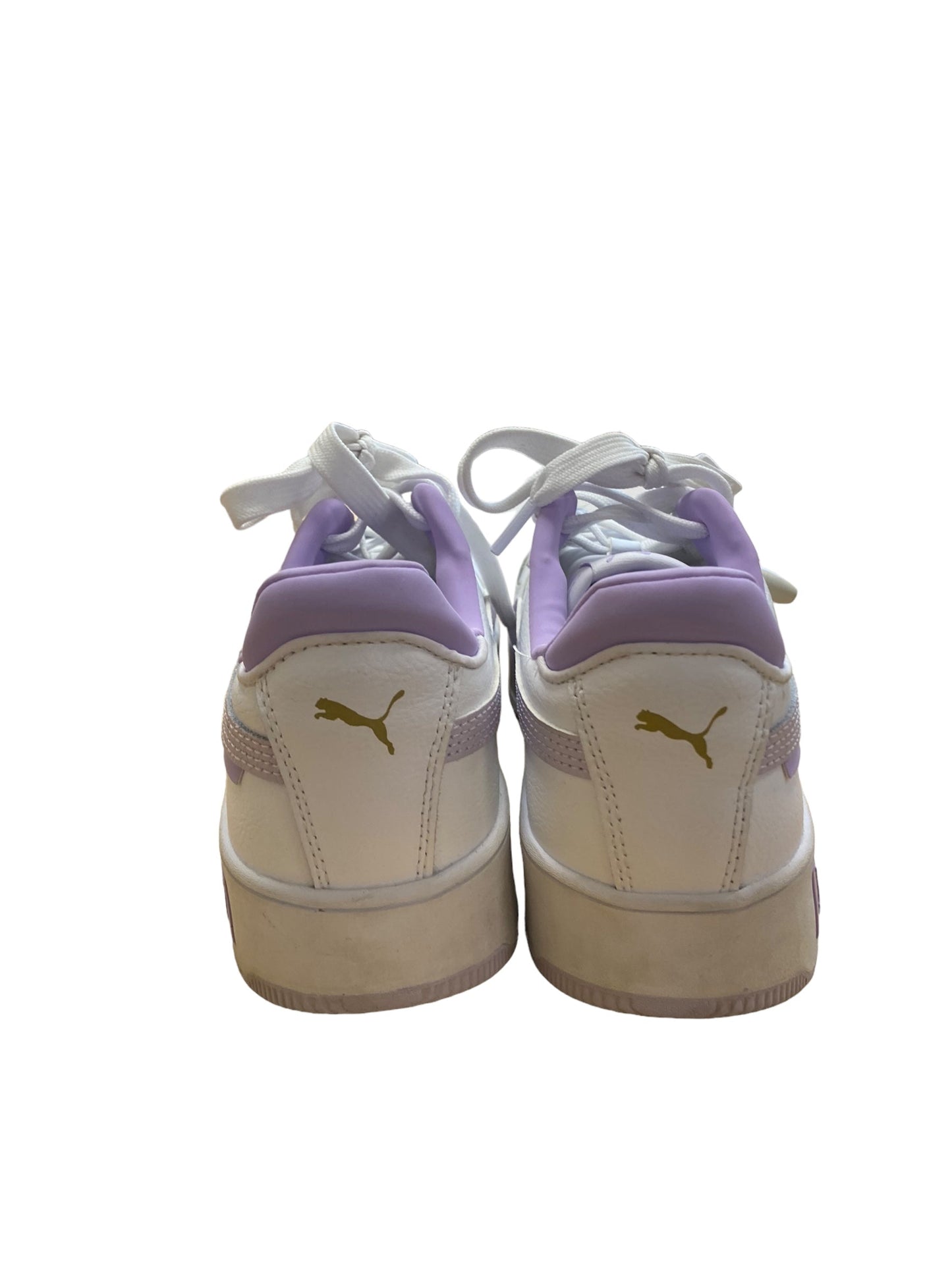 Purple & White Shoes Sneakers Puma, Size 7.5