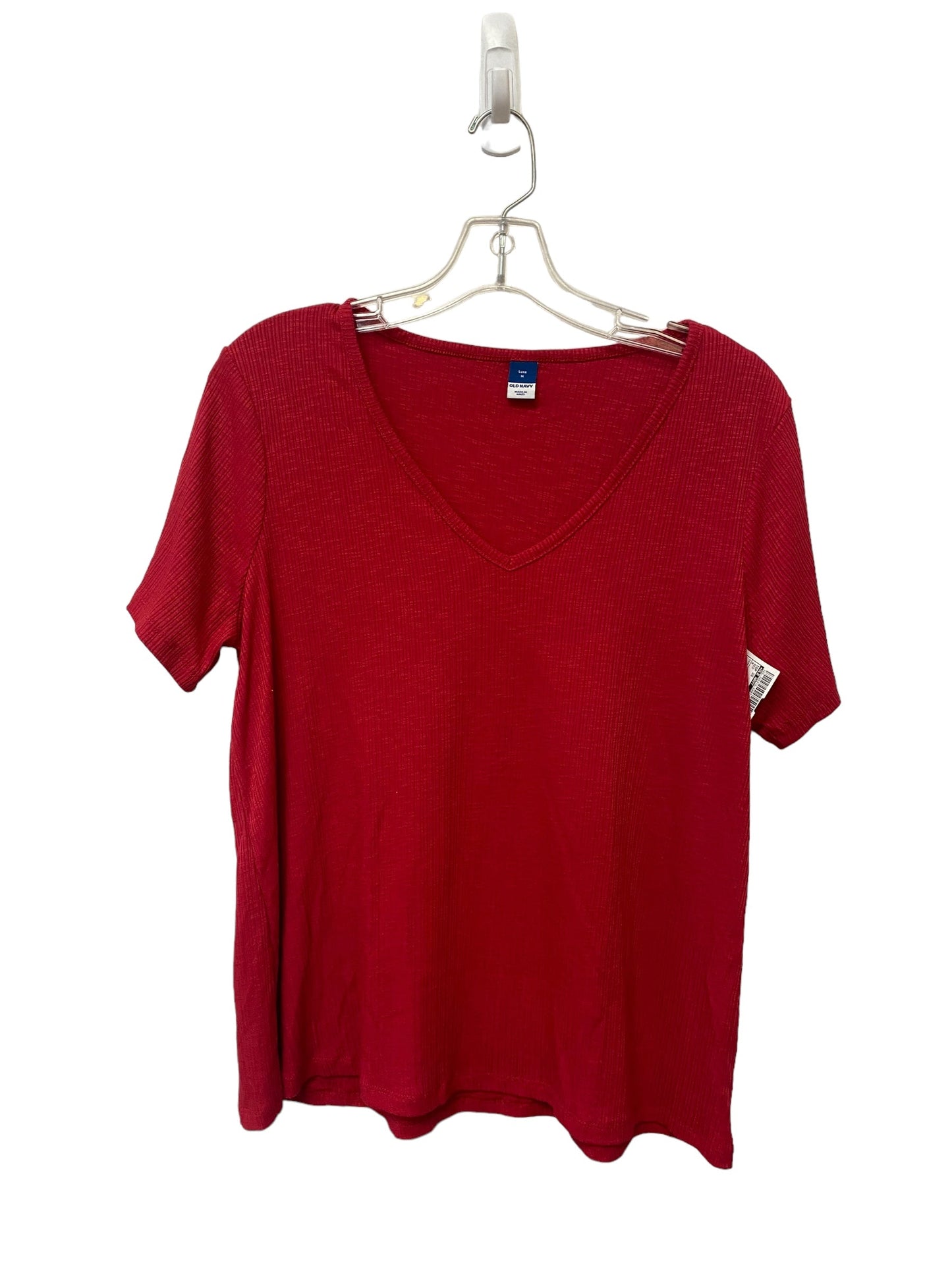 Red Top Short Sleeve Old Navy, Size M