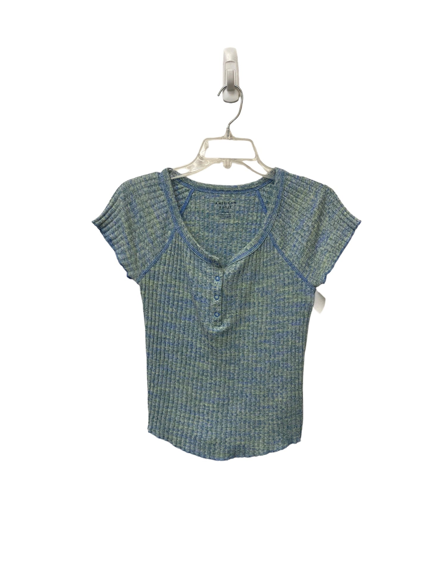 Green Top Short Sleeve American Eagle, Size M