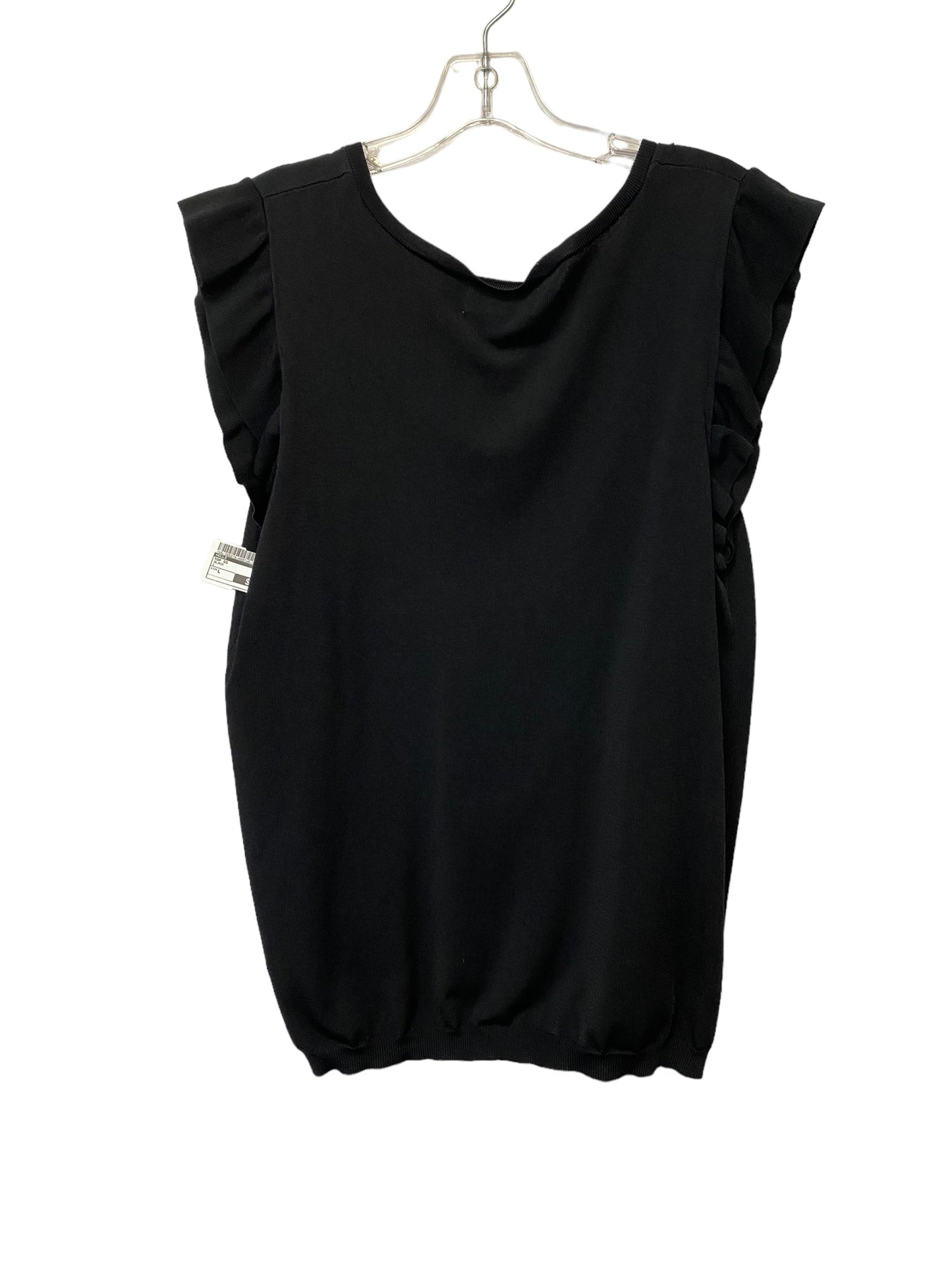 Black Top Short Sleeve Elle, Size L