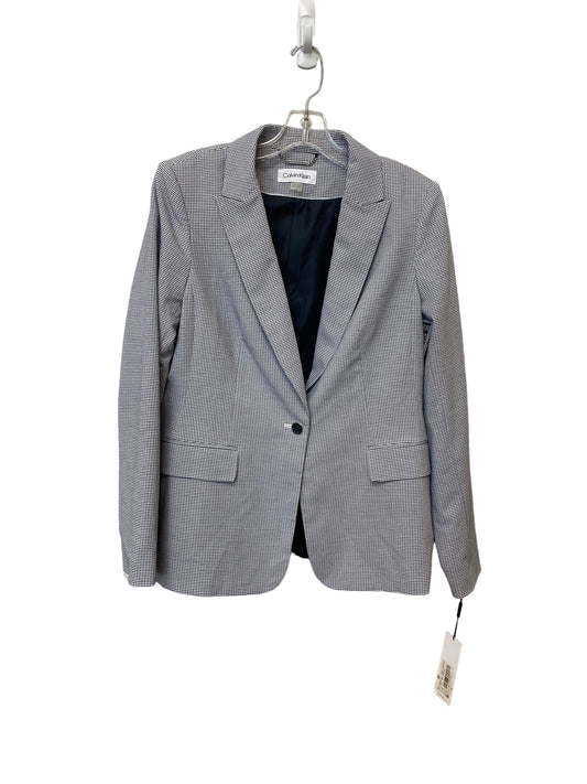 Blue & White Blazer Calvin Klein, Size 12