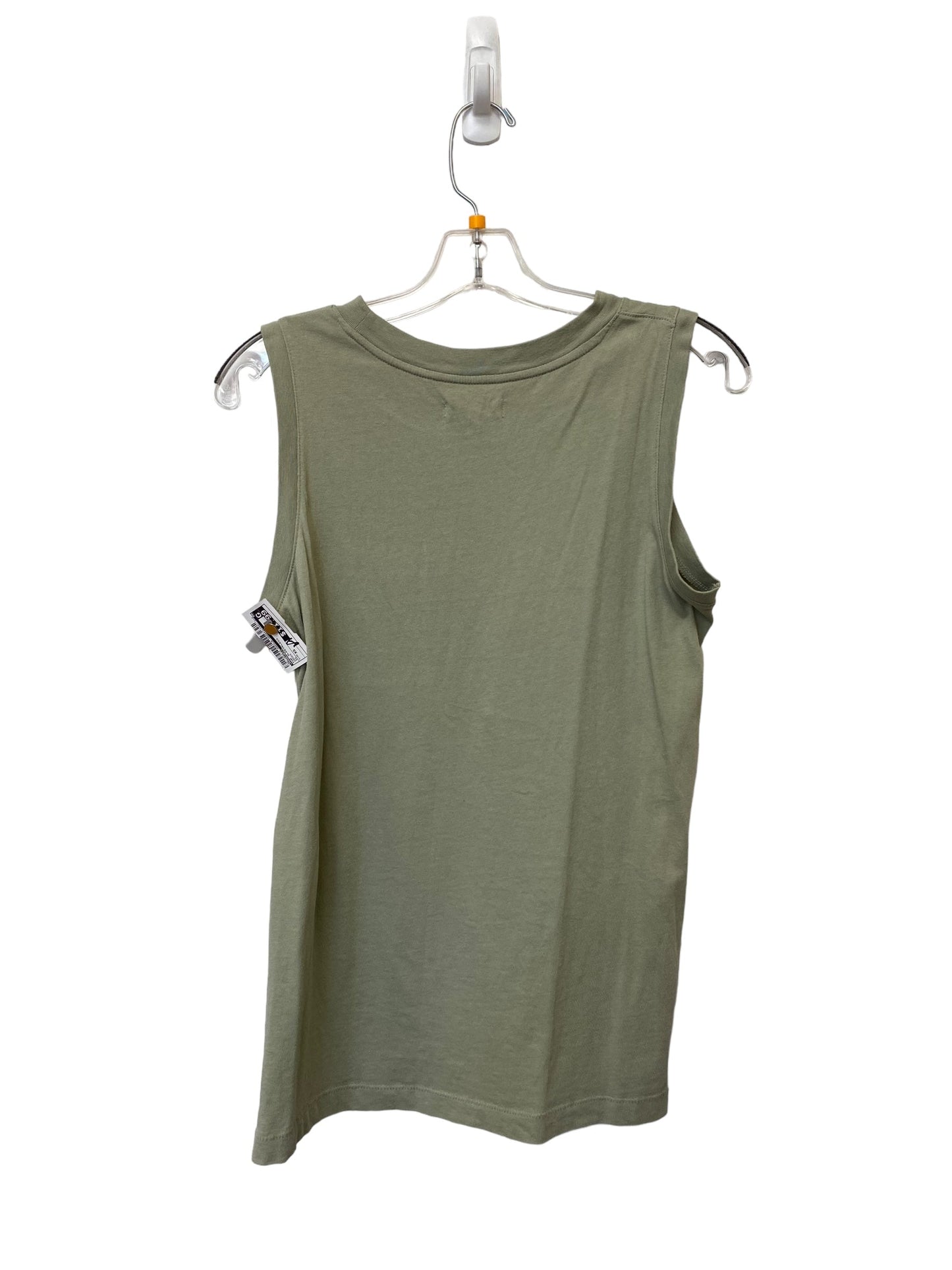 Green Top Sleeveless Madewell, Size Xs