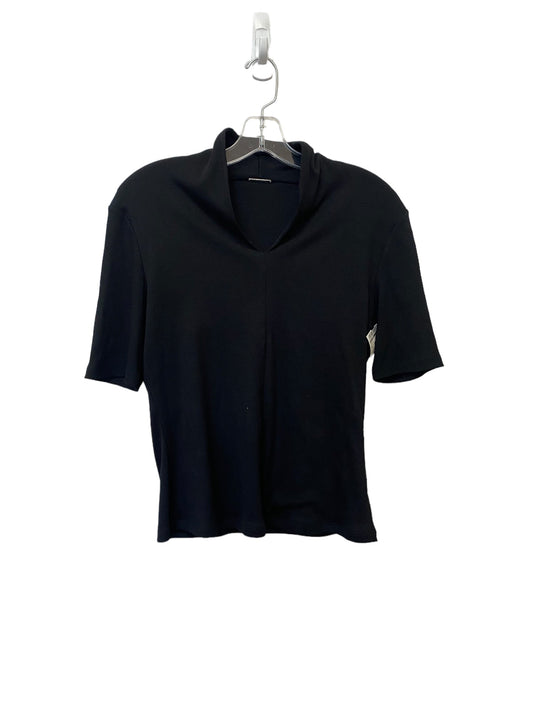 Black Top Short Sleeve Elie Tahari, Size M