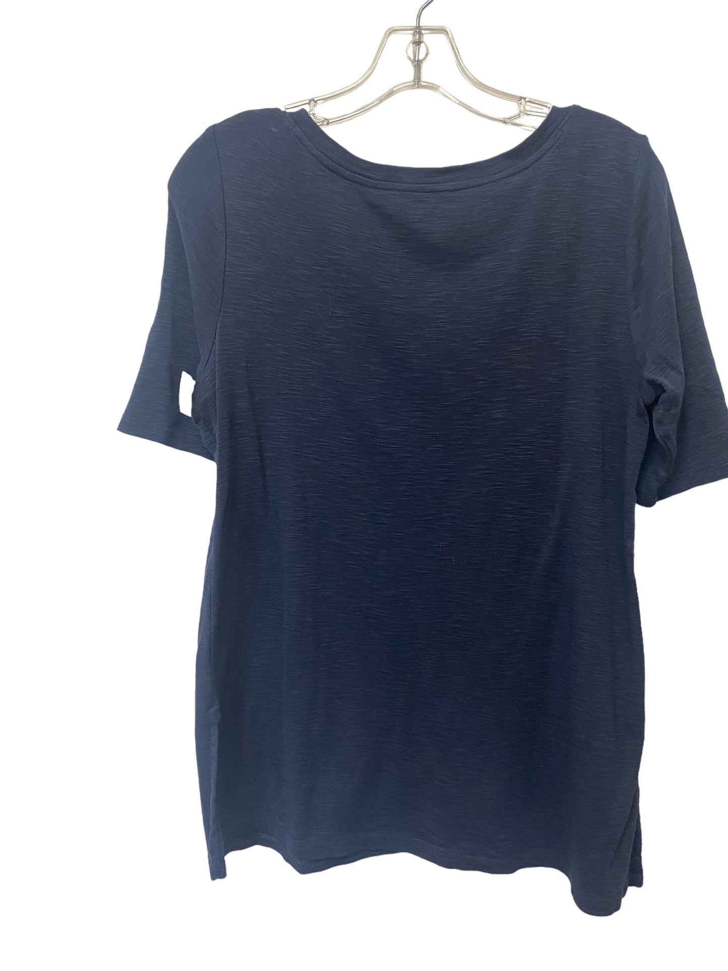 Top Short Sleeve Basic By J. Jill In Navy, Size: S