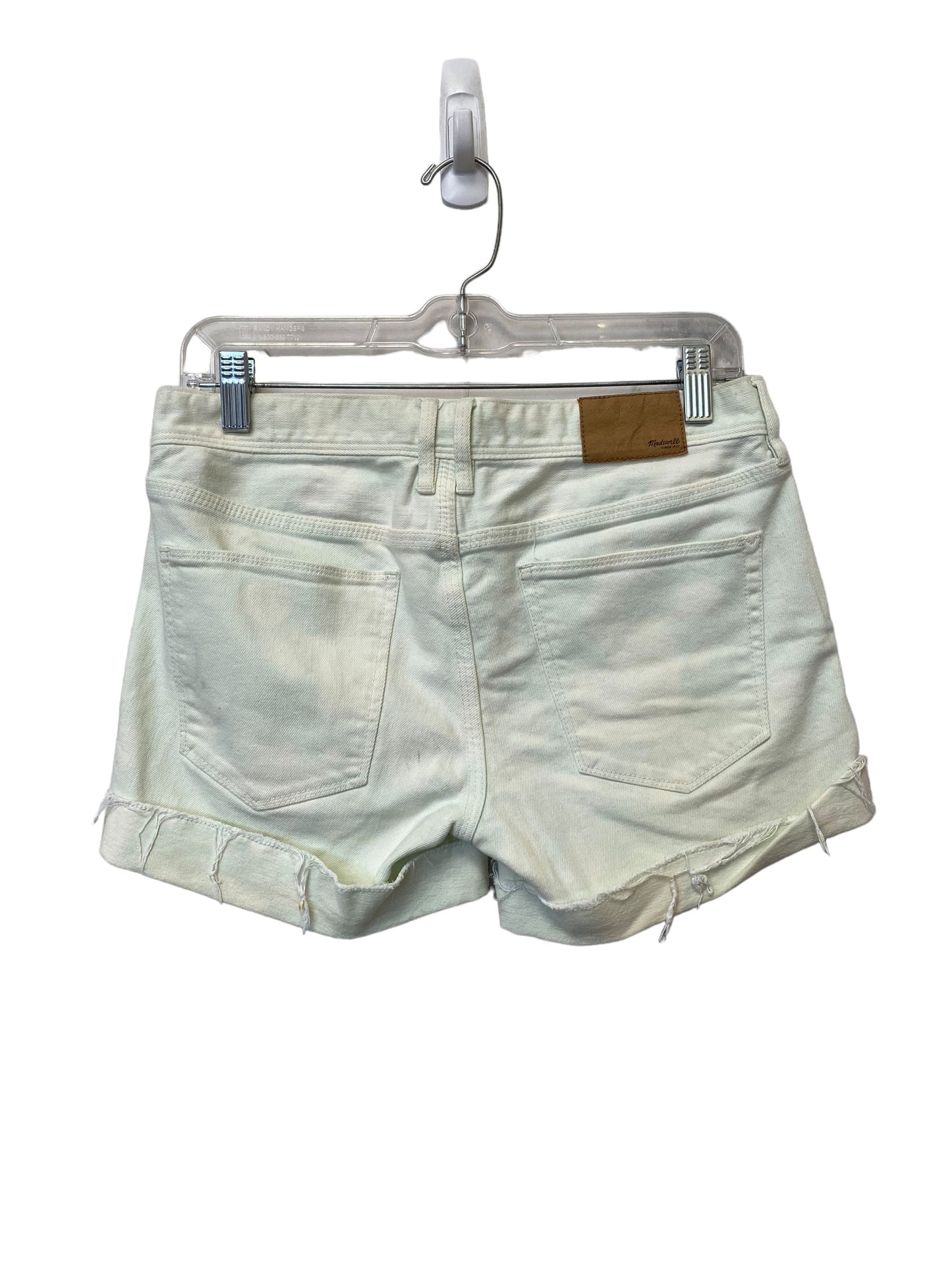 Shorts By Madewell In Green & White, Size: 27