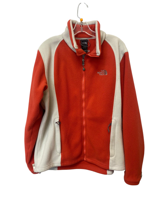 Jacket Fleece By The North Face In Orange & White, Size: Xl