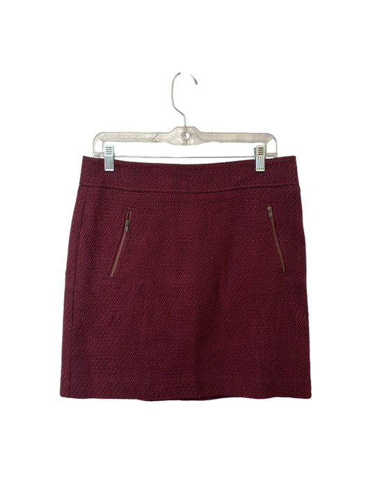 Skirt Mini & Short By Loft In Red, Size: 8