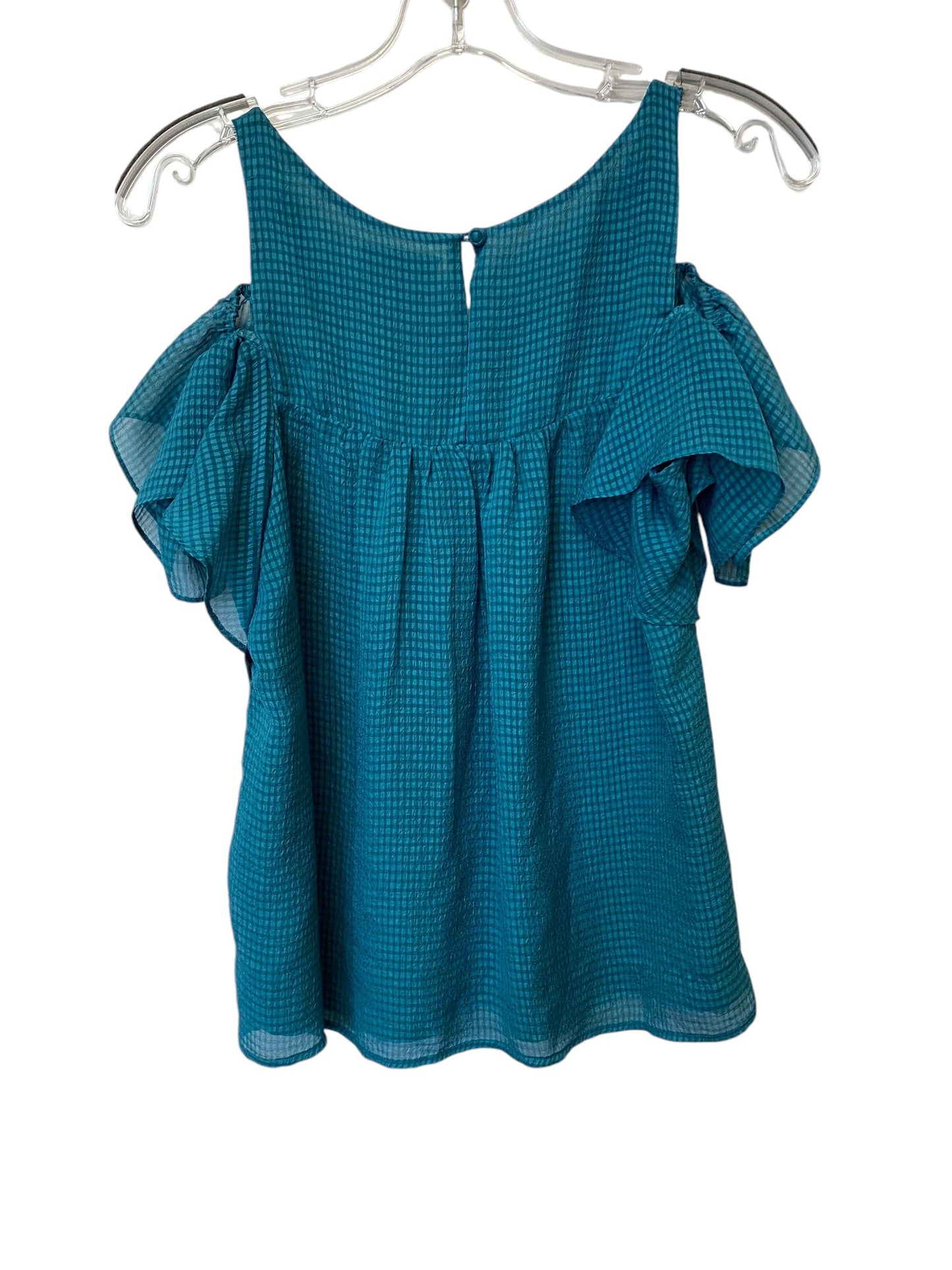 Top Sleeveless By Maeve In Teal, Size: 2