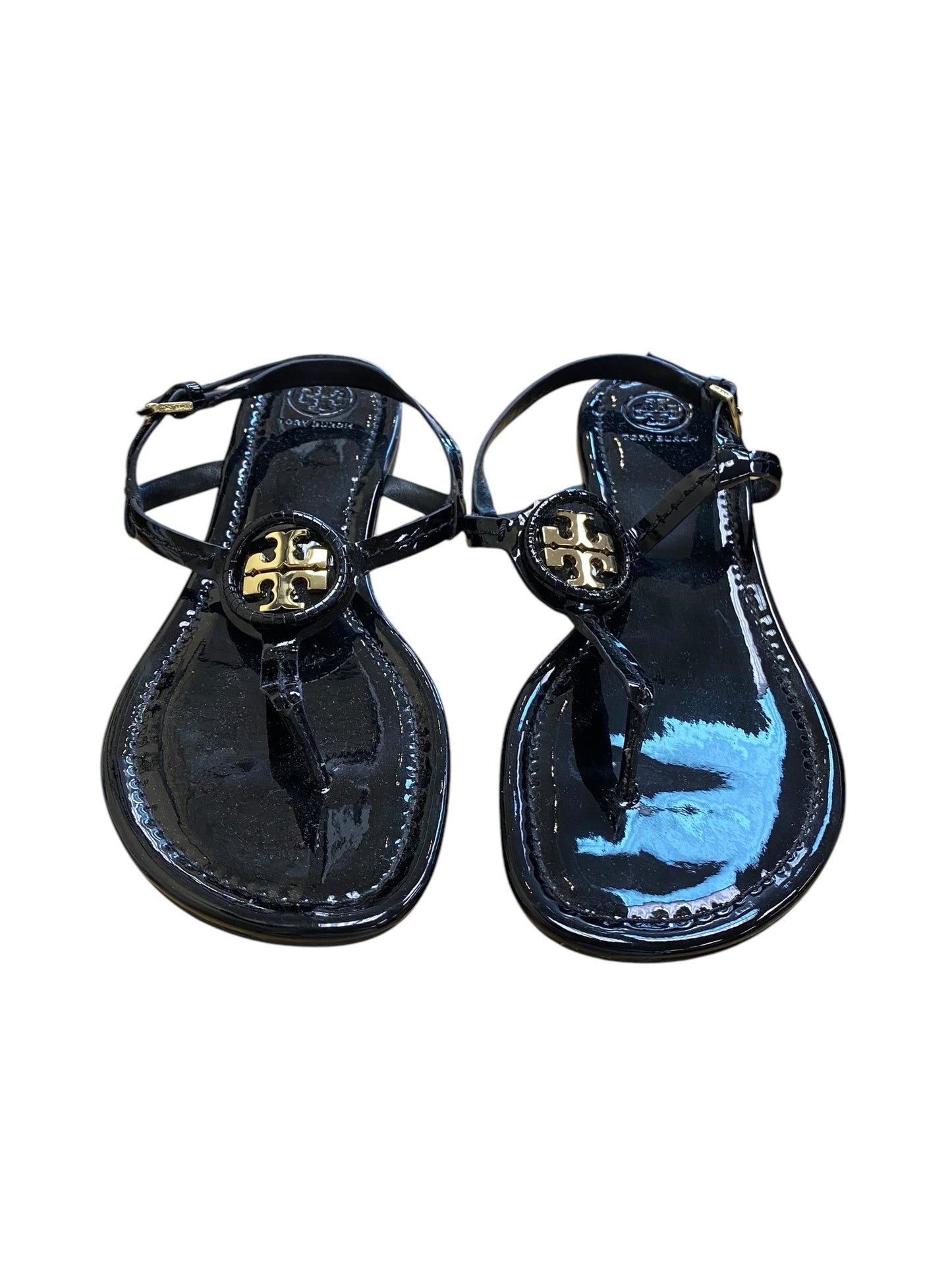 Sandals Designer By Tory Burch In Black, Size: 9