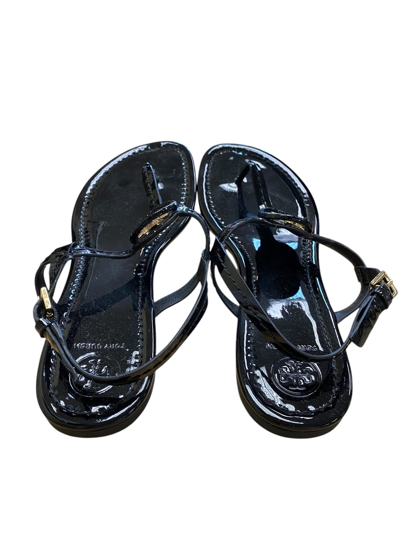 Sandals Designer By Tory Burch In Black, Size: 9