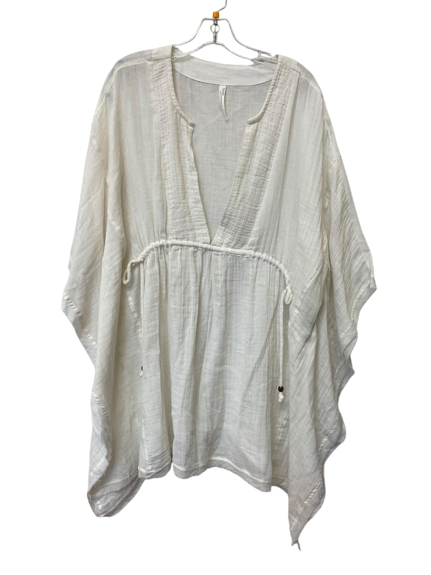 Tunic Short Sleeve By Anthropologie In White, Size: S