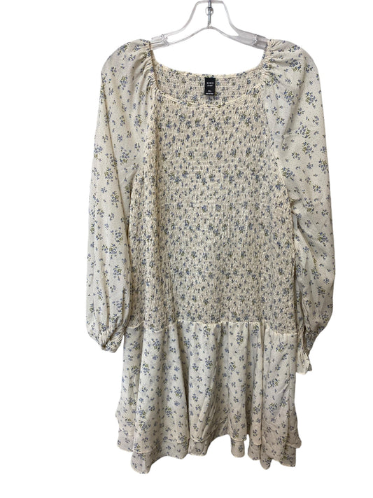 Dress Casual Short By Shein In Cream, Size: 3x