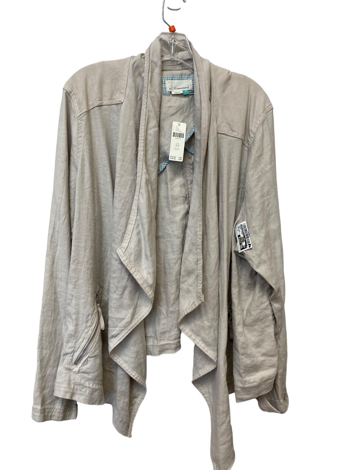 Jacket Other By Anthropologie In Grey, Size: 3x