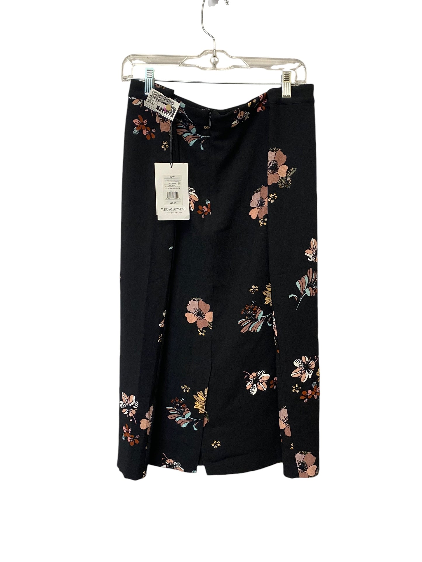 Skirt Maxi By Who What Wear In Floral Print, Size: 24w