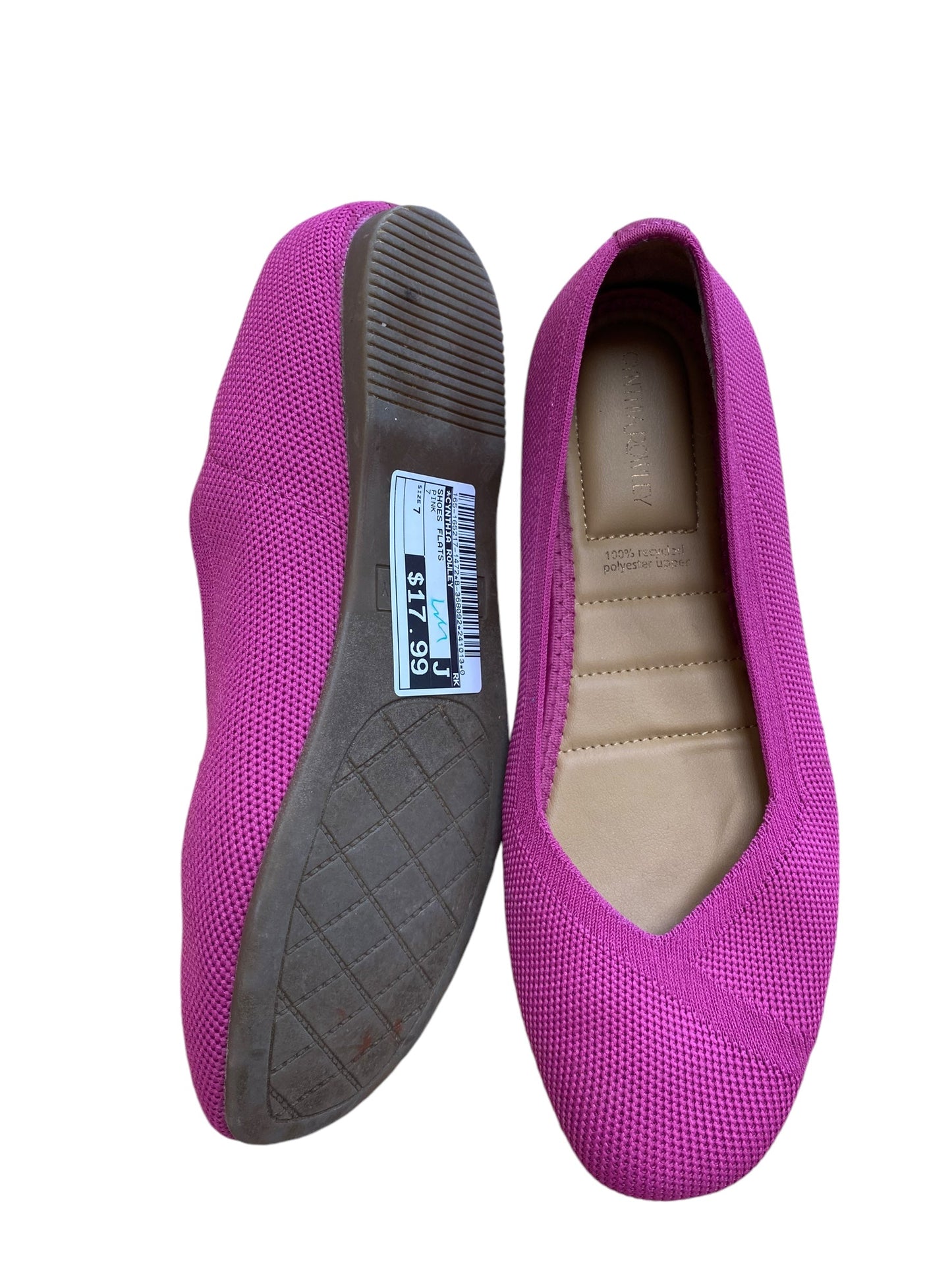 Shoes Flats By Cynthia Rowley In Pink, Size: 7