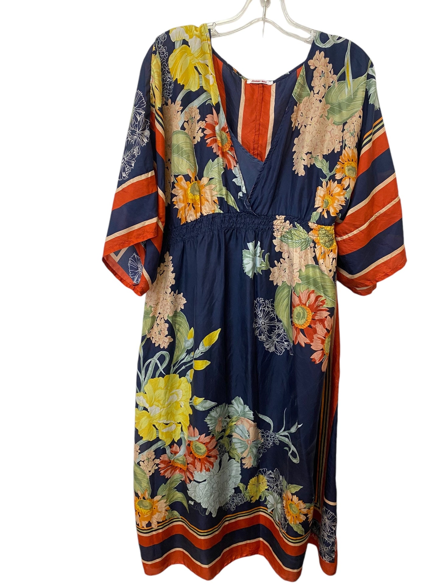 Dress Casual Maxi By Johnny Was In Floral Print, Size: M