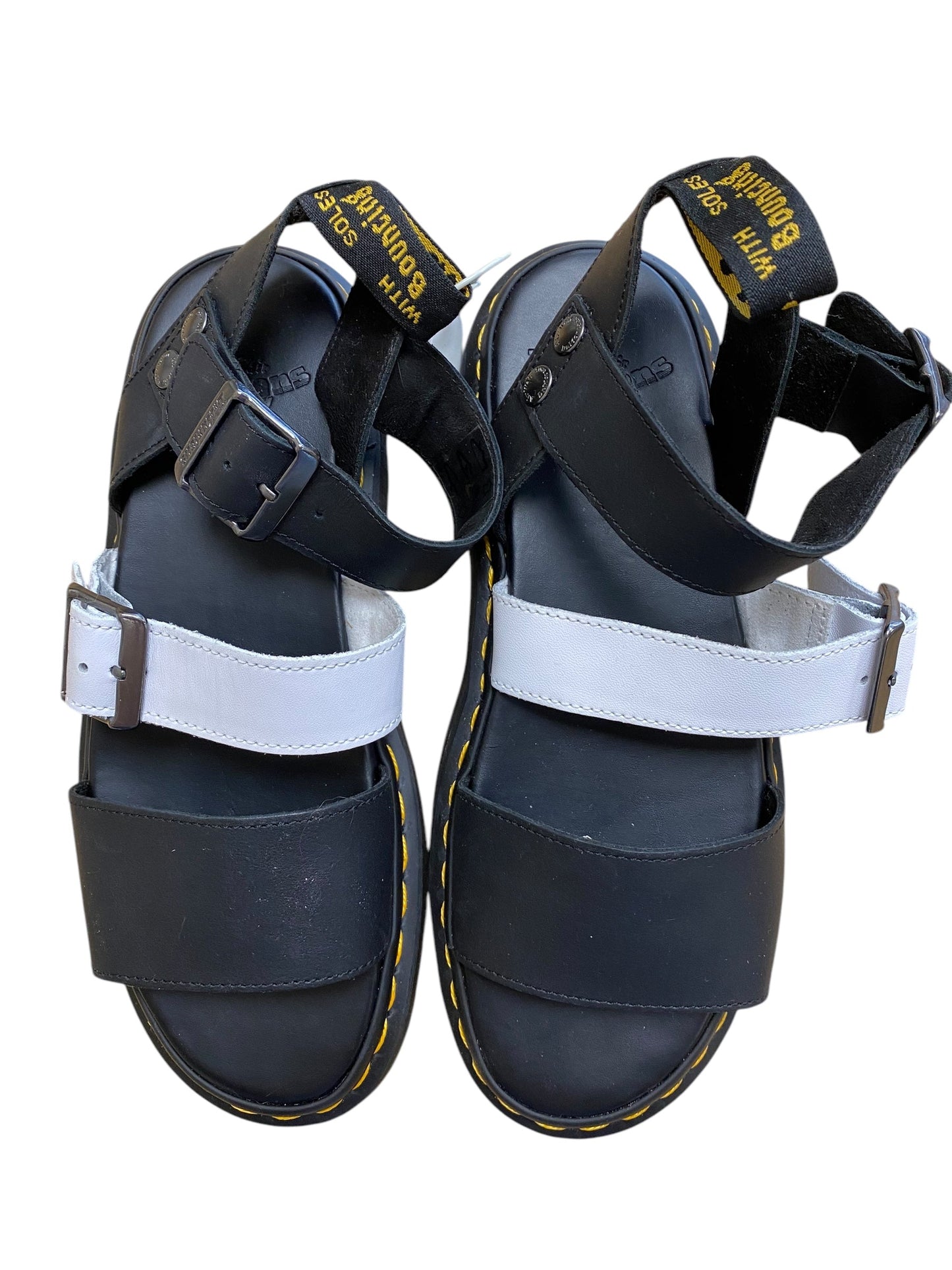 Sandals Flats By Dr Martens In Black, Size: 10