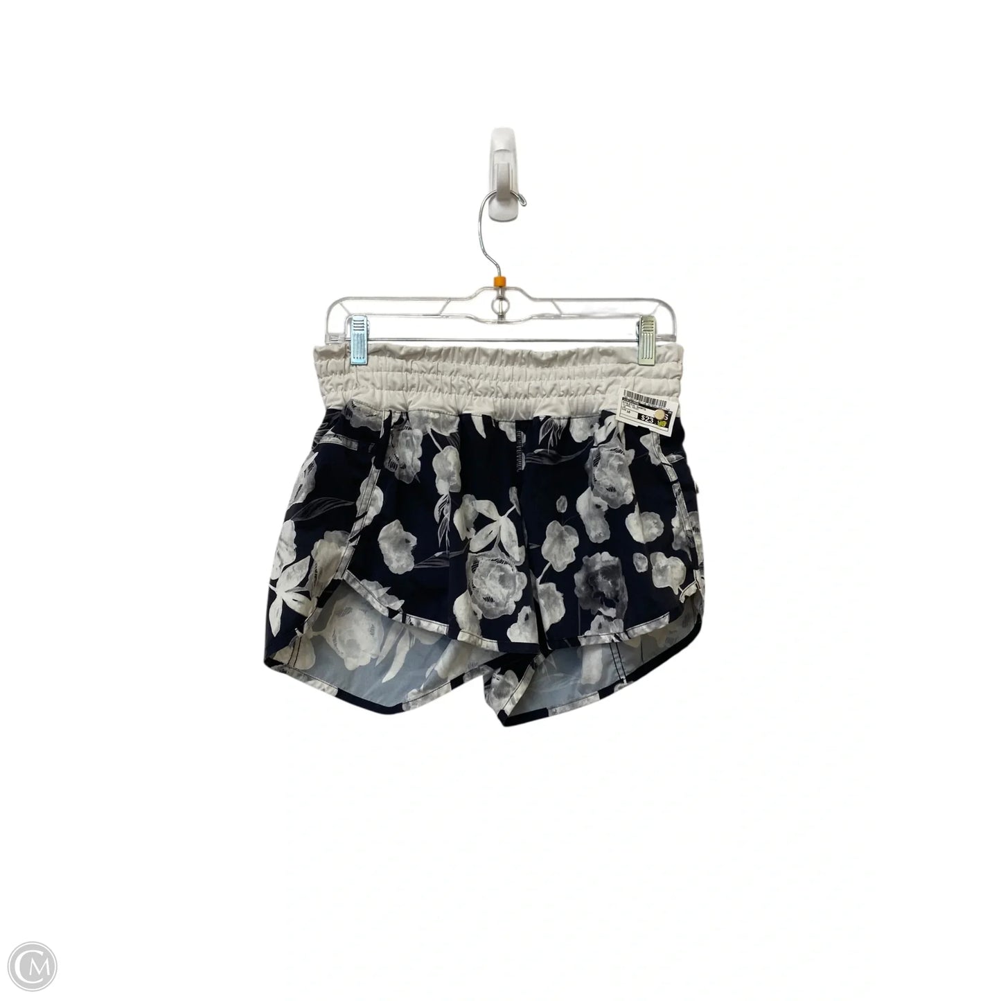 Athletic Shorts By Lululemon In Floral Print, Size: 10